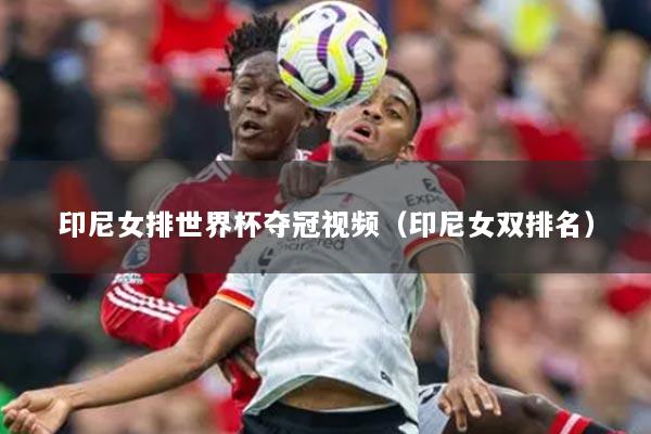 印尼女排世界杯夺冠视频（印尼女双排名）