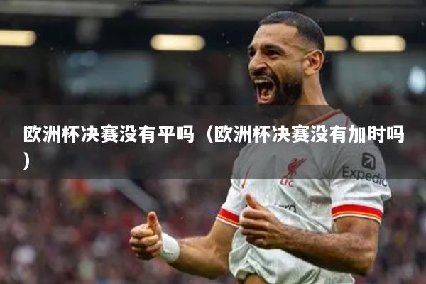 欧洲杯决赛没有平吗(欧洲杯决赛没有加时吗)