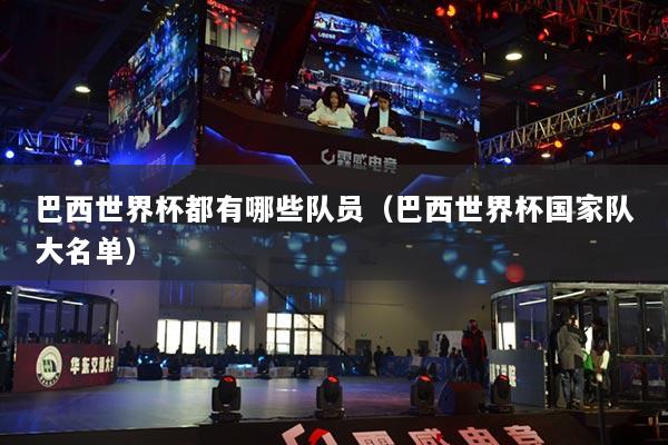 巴西世界杯都有哪些队员（巴西世界杯国家队大名单）